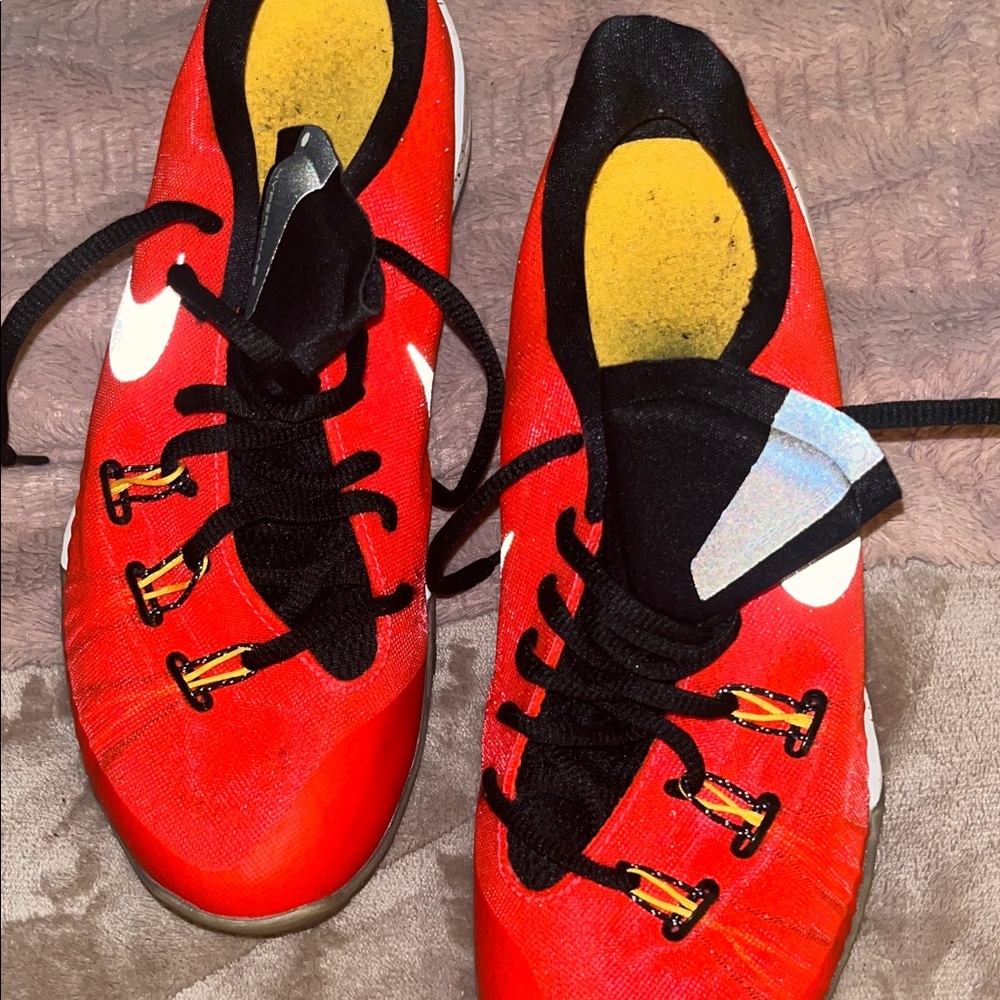 Nike Red and Black Sneakers